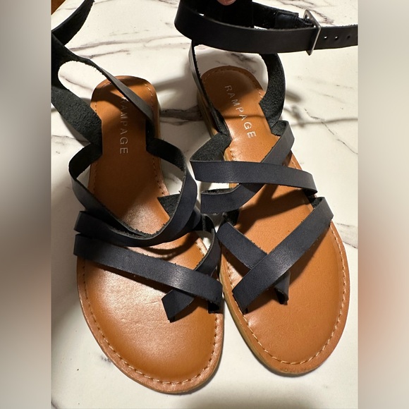 Rampage Shoes - Navy Blue sandals 7.5 women